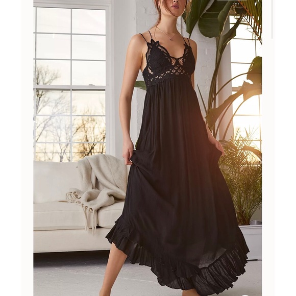 Free People Dresses & Skirts - Free People Adella Maxi Slip Dress